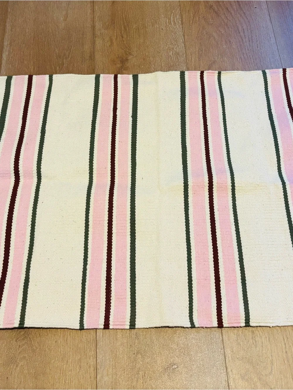 IKEA Discontinued Colorway Striped Rug | 100% Cotton | Scandinavian, Cottagecore